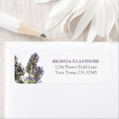 Lavendel Bunch retour adres label (Insitu)