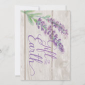 Lavendel Cadeau van de aarde etherische oliën Kaart (Achterkant)