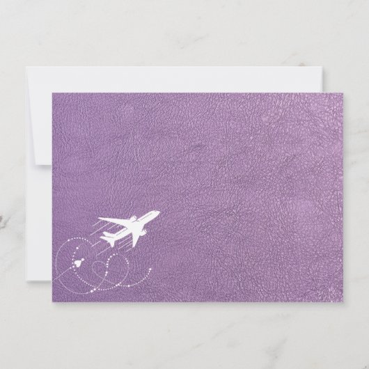 Lavendel California Passport Bedankkaart (Achterkant)