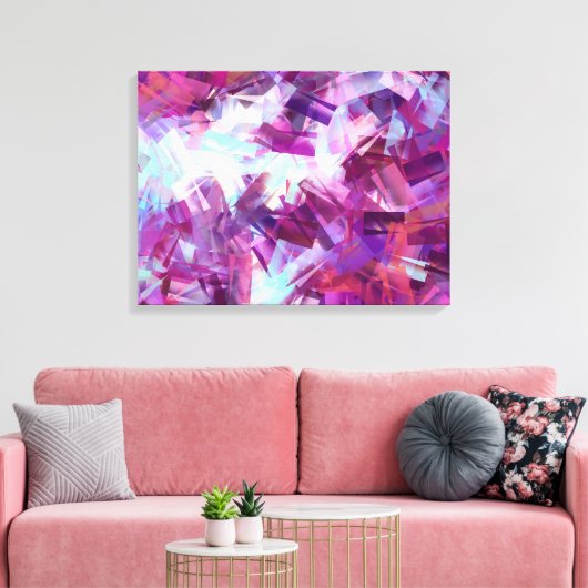 LAVENDEL CANVAS AFDRUK (Insitu (Woonkamer))