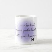 Lavendel Cavalier King Charles Spaniel Aangepaste  Koffiemok (Center)