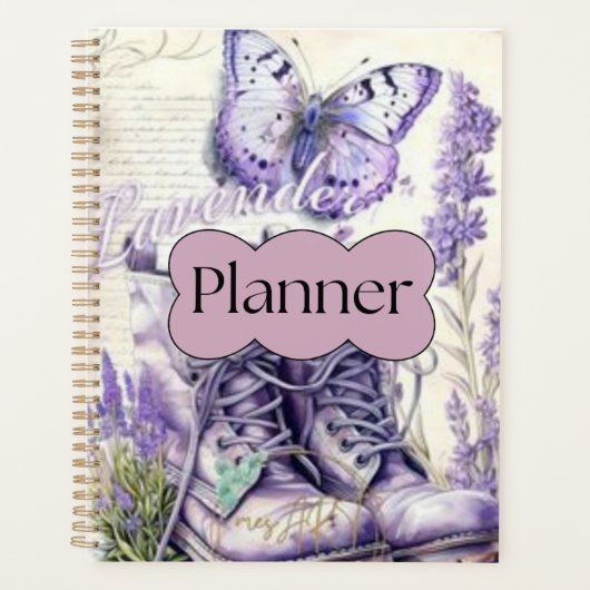 Lavendel Charm Planner (Voorkant)