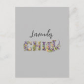 Lavendel Chill Briefkaart (Voorkant)