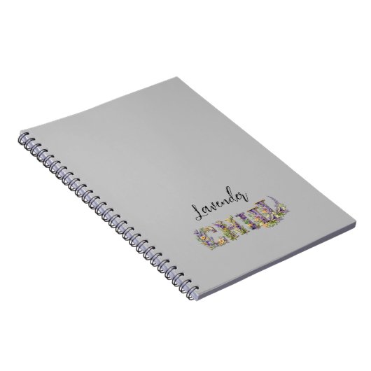 Lavendel Chill Notitieboek (Rechterzijde)