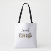 Lavendel Chill Tote Bag (Voorkant)
