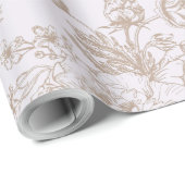 Lavendel Chinoiserie Cadeau Cadeaupapier (Rol Hoek)