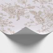 Lavendel Chinoiserie Geschenk Cadeaupapier (Hoek)