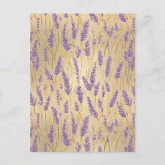 Lavendel Chiyogami Briefkaart