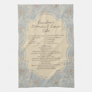 Lavendel Citroen Cake Oude Bloemige Familie Recept Theedoek