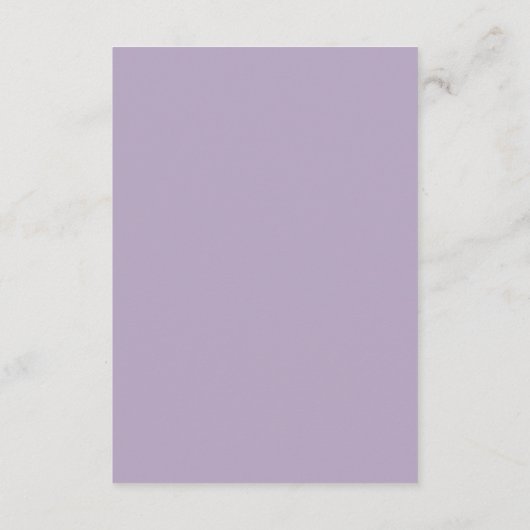 Lavendel Citroen Monogram Bloemkam Details Informatiekaartje (Achterkant)