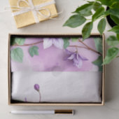 Lavendel Clematis Vine Waterverf Tissuepapier (Geschenk)