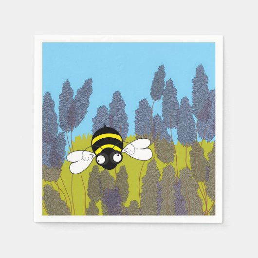 Lavendel Cocktails Servetjes Servet (Voorkant)