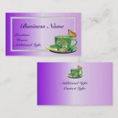 Lavendel Coffee Cup Visitekaartje (Voorkant / Achterkant)