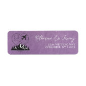 Lavendel Colorado Passport Etiket (Voorkant)