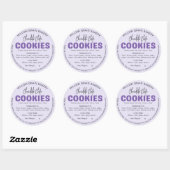 Lavendel Cottage Koek Ingredientenlijst Sticker (Vel)