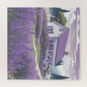 Lavendel Cottage Legpuzzel (Horizontaal)