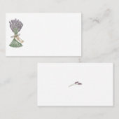 Lavendel Country Garden Trouwplaats Naam kaarten Plaatskaartje (Voorkant / Achterkant)