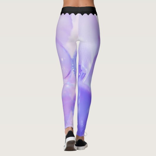 Lavendel Crystal Glow Leggings (Achterkant)