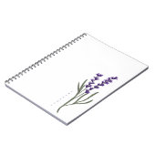 Lavendel Custom Notitieboek (Linkerzijde)