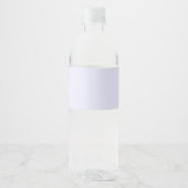 Lavendel Custom Water Flesje Label Waterfles Etiket (Voorkant)