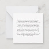 Lavendel Dagelijkse Affirmatiekaarten Voor Kindere Notitiekaartje (Achterkant)