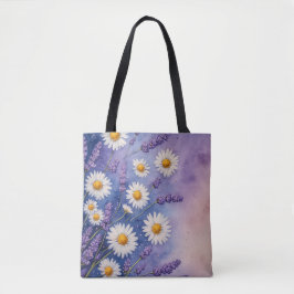 Lavendel & Daisy Bliss Canvas tas