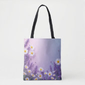 Lavendel & Daisy Bloom Bag Tote Bag (Voorkant)