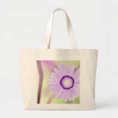 Lavendel Daisy Canvas tas (Voorkant)