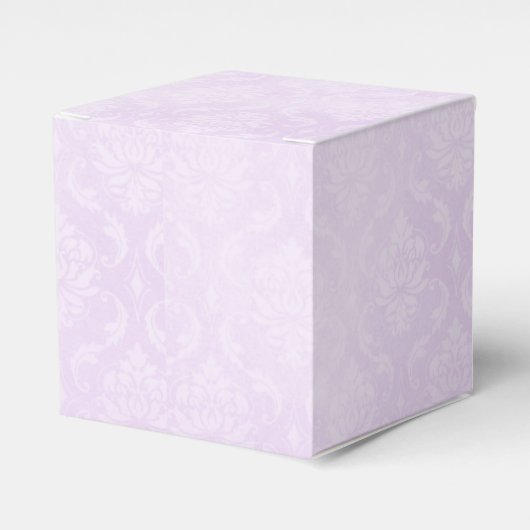 Lavendel Damask Favor Box Bedankdoosjes (Voorkant Zijde)