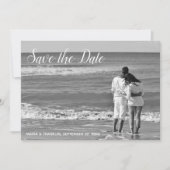 Lavendel Damask Save the Date Kaart (Voorkant)
