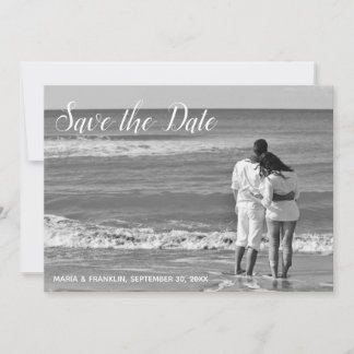 Lavendel Damask Save the Date Kaart