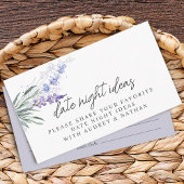 Lavendel Datum Nacht Ideeën Vrijgezellenfeest Kaar Informatiekaartje
