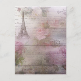 Lavendel Decoupage Briefkaart