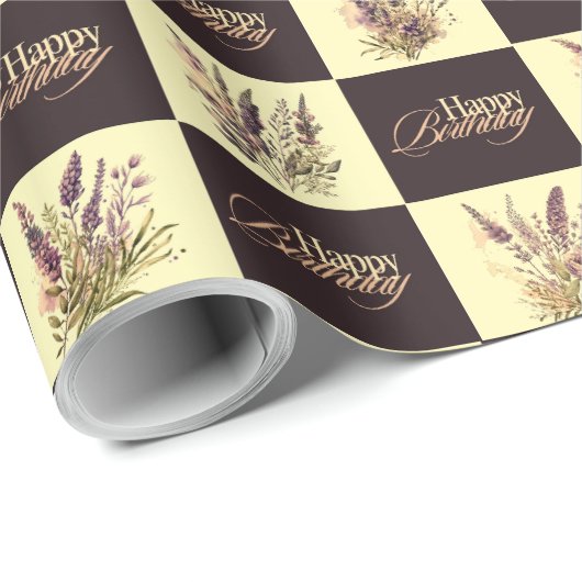 Lavendel Design Gift Wrapper Cadeaupapier (Rol Hoek)