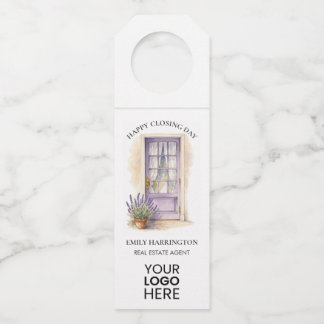 Lavendel Deur Aquarel Sluiting Makelaar Flessenhanger