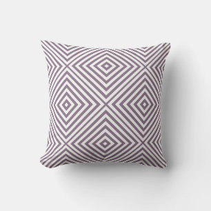Lavendel Diamant Chevron Kussen