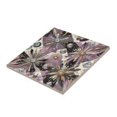 Lavendel Diamant Mid Century Modern Tegeltje (Zijkant)