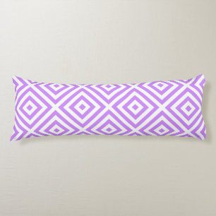 Lavendel Diamantpatroon Body Kussen