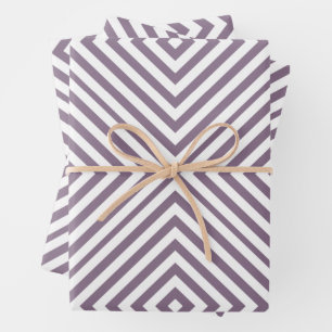 Lavendel Diamond Chevron Wrapping Papiervellen Inpakpapier Vel