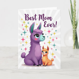 Lavendel Dier Beste Moeder Ooit Kaart