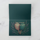 Lavendel Dinks & Love Lobs 💘 Valentijnsdag Kaart (Binnen)