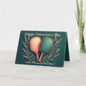Lavendel Dinks & Love Lobs 💘 Valentijnsdag Kaart (Voorkant)