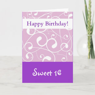Lavendel Draaikolk, Gefeliciteerd Verjaardag Sweet Kaart