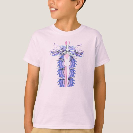 Lavendel Drakenzwaard T-shirt (Voorkant)