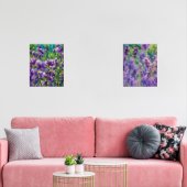 Lavendel Dreamscapes: een duet van Paarse serenite Muurkunst Sets (Woonkamer)