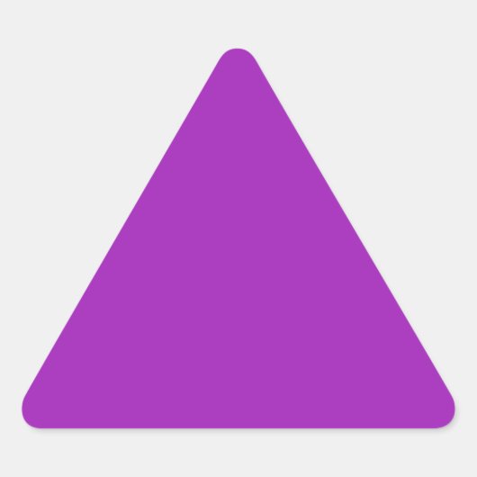 Lavendel Driehoek Sticker (Voorkant)