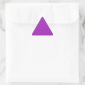 Lavendel Driehoek Sticker (Tas)