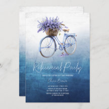 Lavendel dromen, Bloemen Fiets Pensionering Party