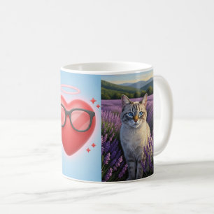 Lavendel Dromen: Een Blik van Sereniteit Koffiemok