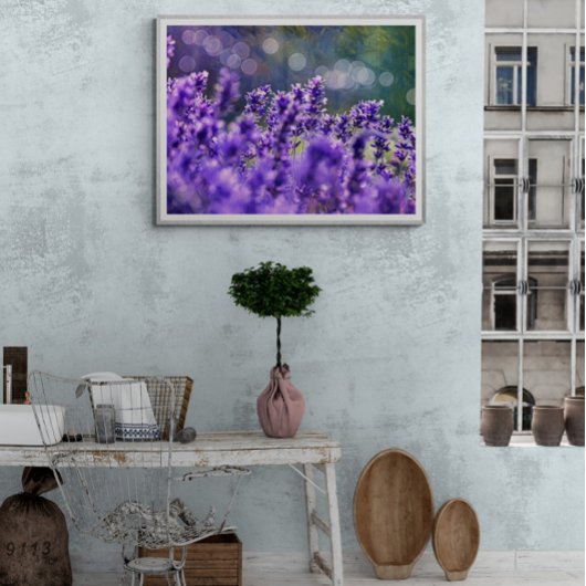 Lavendel dromen foto afdruk